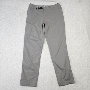 Outdoor Vitals Pants Womens 10 (34x31) Gray Cargo Belted Hiking cinch hem